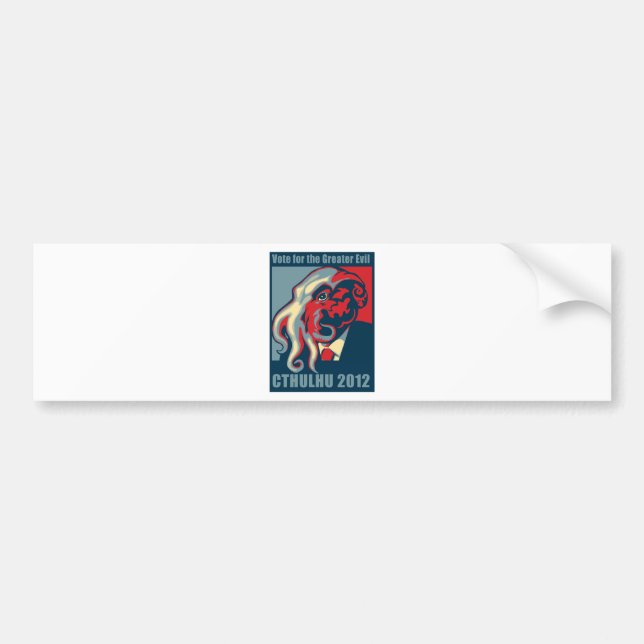 Cthulhu for President- 2012 Bumper Sticker (Front)