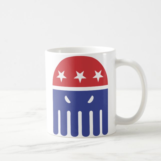 Cthulhu For President Icon Coffee Mug (Right)