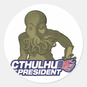 Cthulhu for President Sticker