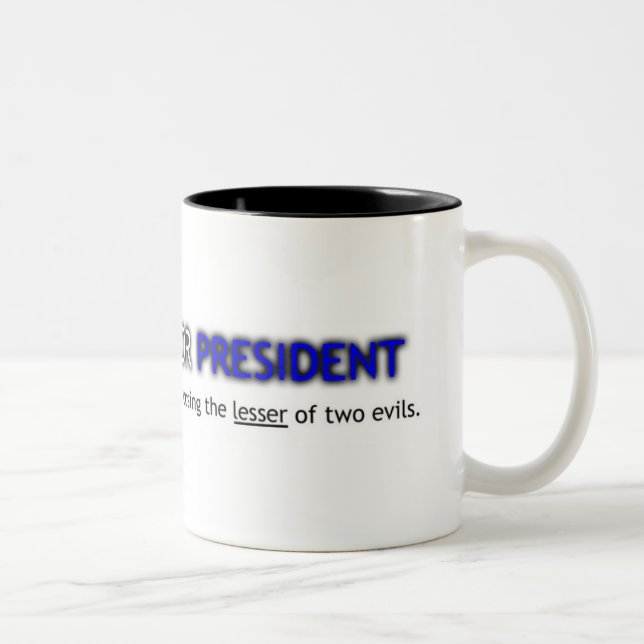 Cthulhu For President Two-Tone Coffee Mug (Right)