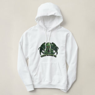 Cthulhu Graffiti 3D Crop Hoodie   Streetwear Tenta
