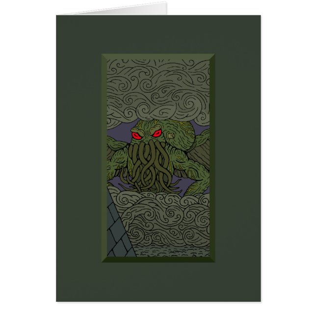 Cthulhu Greeting Card (Front)