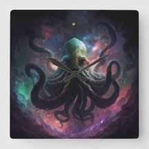 Cthulhu Hanging Wall Clock