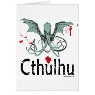 Cthulhu horror vector art