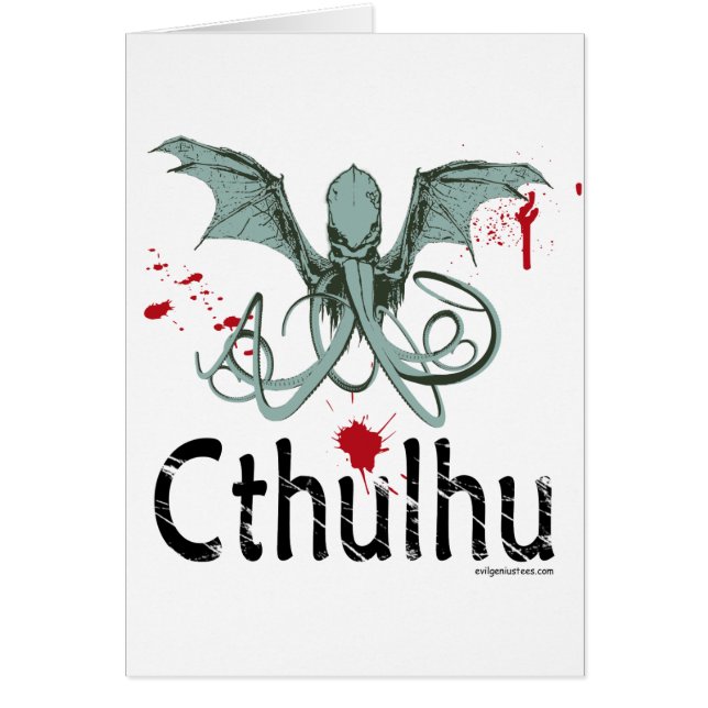 Cthulhu horror vector art (Front)