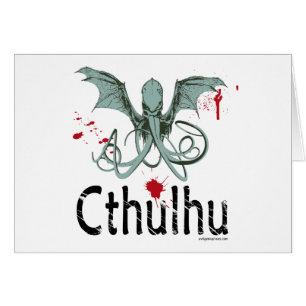Cthulhu horror vector art