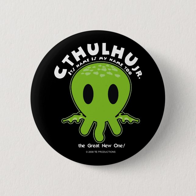 Cthulhu Jr - Icon 6 Cm Round Badge (Front)