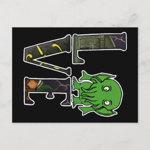 Cthulhu LOVE postcard