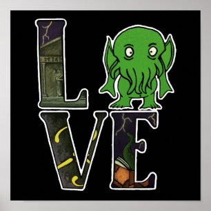 Cthulhu LOVE poster