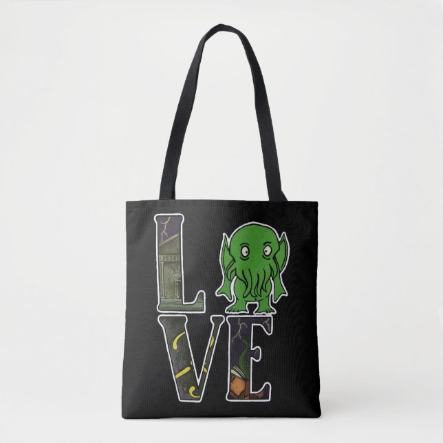 Cthulhu LOVE Tote Bag (Front)