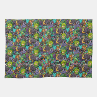 Cthulhu Lovecraft Mythos Chibi Bestiary Tea Towel