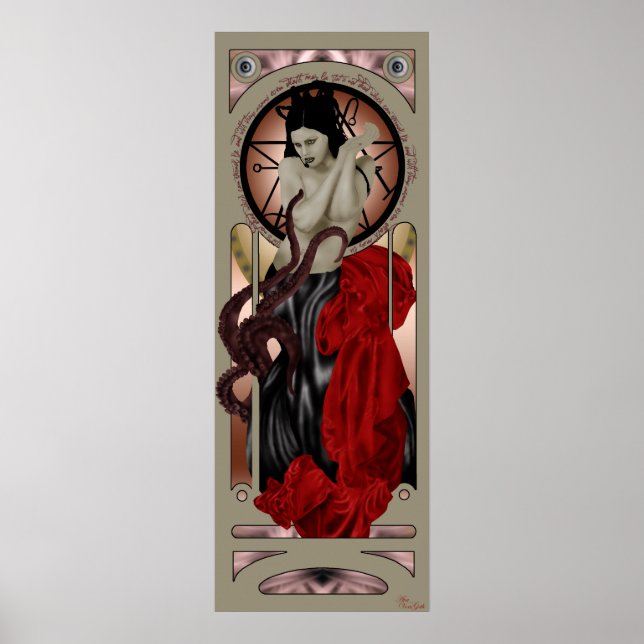 cthulhu priestess poster (Front)