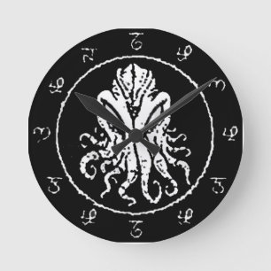 Cthulhu Round Clock