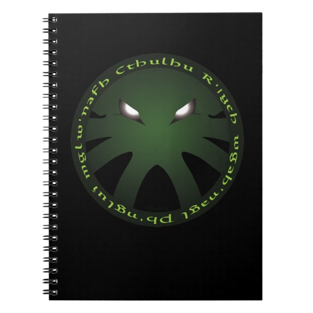 Cthulhu Roundel Spiral Notebook (Front)