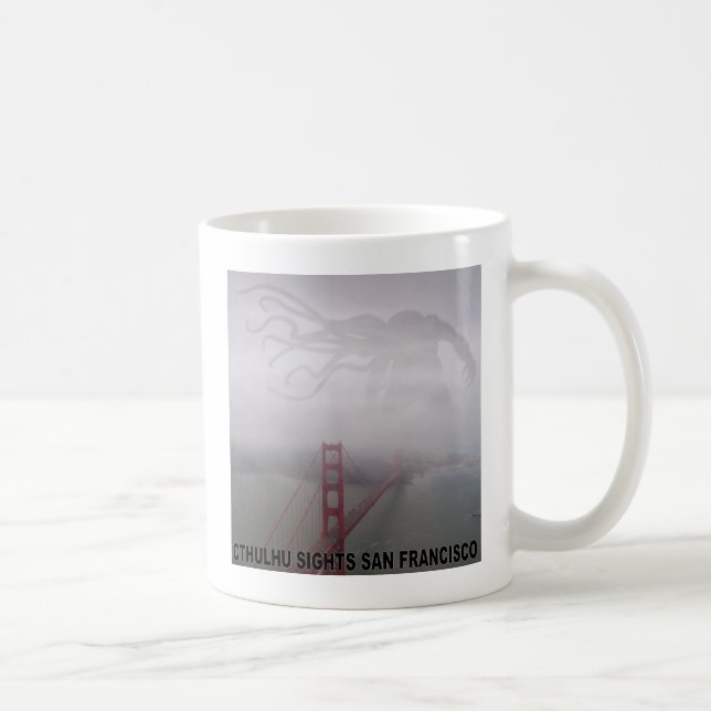 Cthulhu Sights San Francisco Coffee Mug (Right)