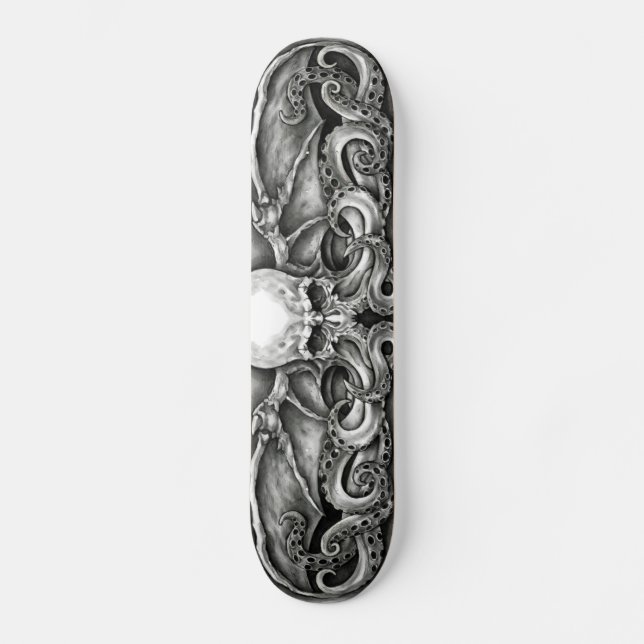 Cthulhu skateboard deck - customisable (Front)