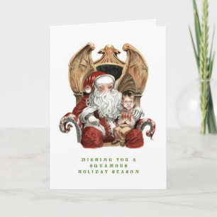 Cthulhu Squamous Holiday Card
