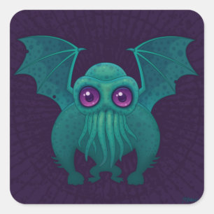 Cthulhu Square Sticker
