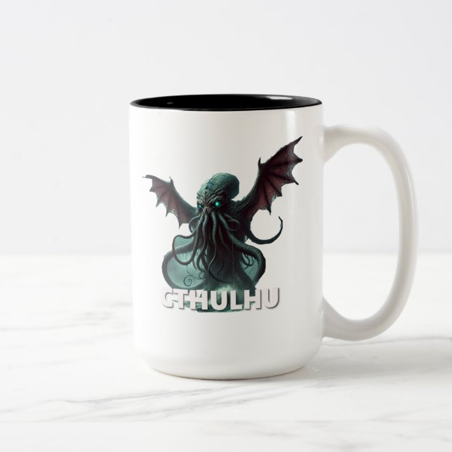 Cthulhu Two-Tone Coffee Mug (Right)