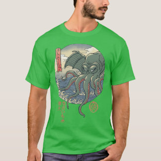 Cthulhu Ukiyoe  T-Shirt