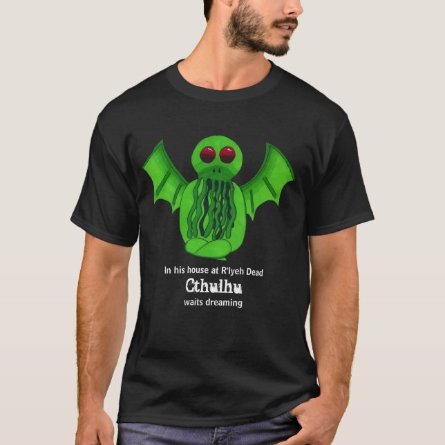 Cthulhu Waits Dreaming TShirt (Front)