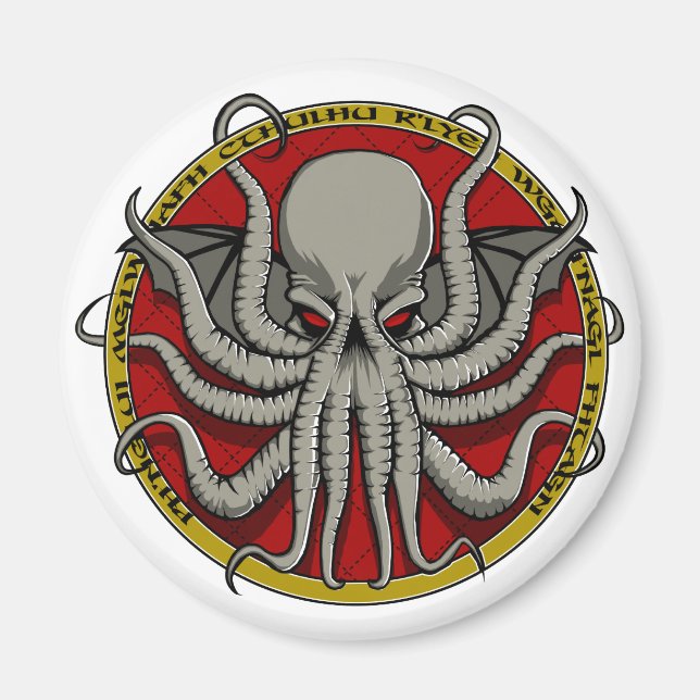 Cthulu Crest Magnet (Front)