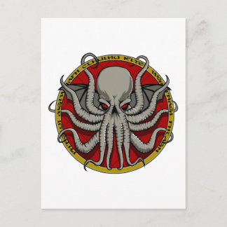Cthulu Crest Postcard