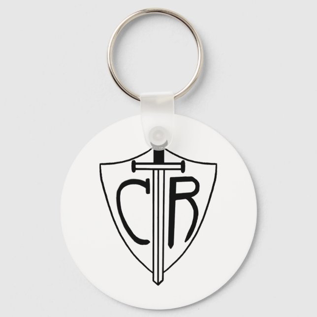 CTR Choose the Right Sword and Shield Key Ring (Front)