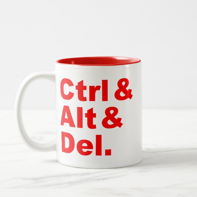 Ctrl & Alt & Del Mug (Left)