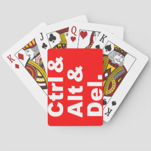Ctrl & Alt & Del Playing Cards