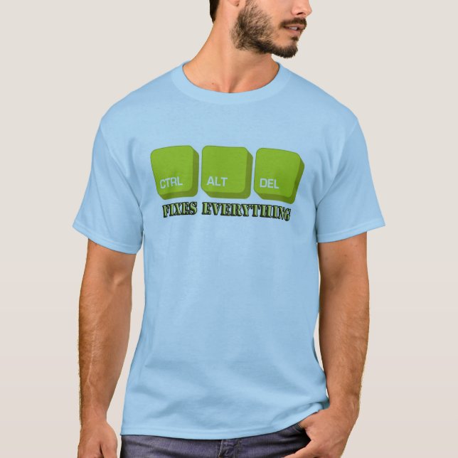 ctrl alt del T-Shirt (Front)
