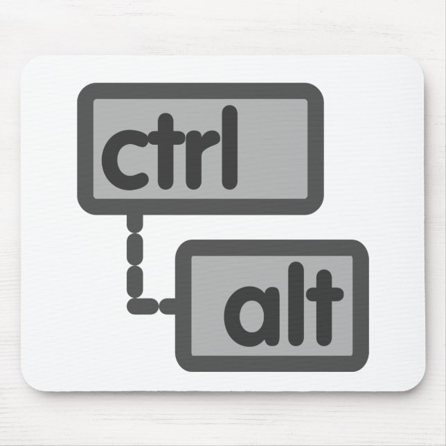 CTRL and ALT Button Mouse Pad (Front)