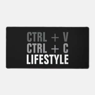 CTRL + C, CTRL + V Lifestyle Desk Mat
