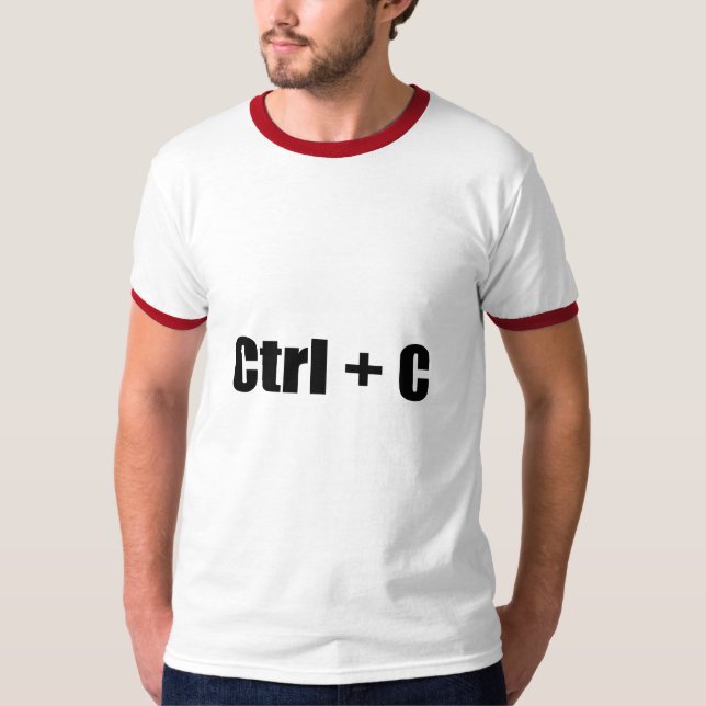 CTRL + C T-Shirt (Front)