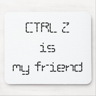 CTRL Z Mousepad