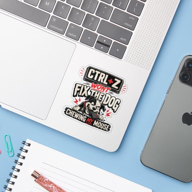 CTRL + Z Won't Fix The Dog Chewing My Mouse (Laptop w/ iPhone)
