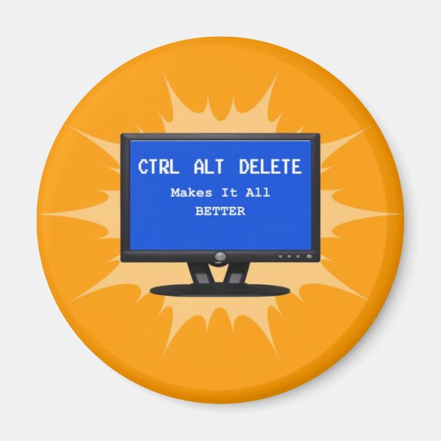 CTRLALTDELETE MAGNET (Front)