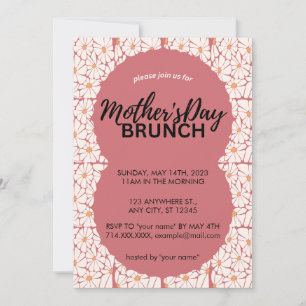 Ctue Floral Mother's Day Brunch Invitation