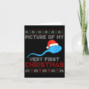 Cture Of My Very First Christmas Joke Funny Xmas  Card