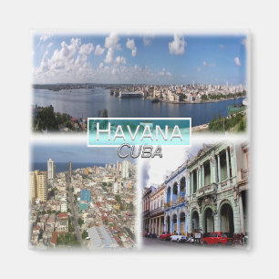 CU0014 America, Cuba, Havana, Fridge Magnet
