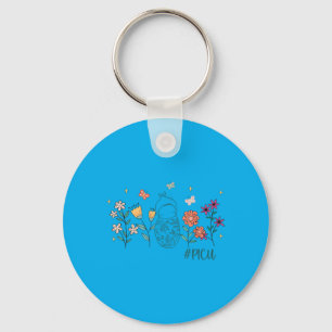 Cu Cute Baby Flowers Cu Nurse Funny Key Ring