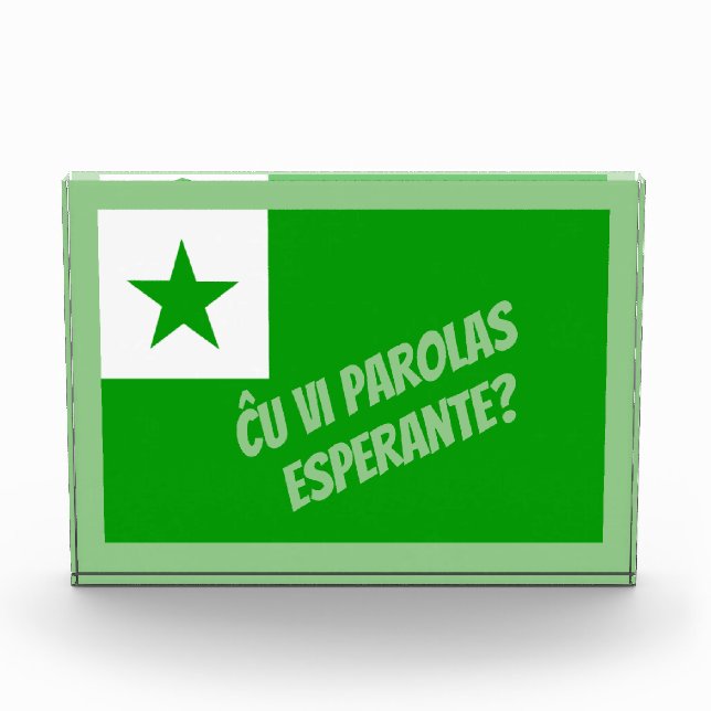 Ĉu vi parolas Esperante? Photo Block (Front)