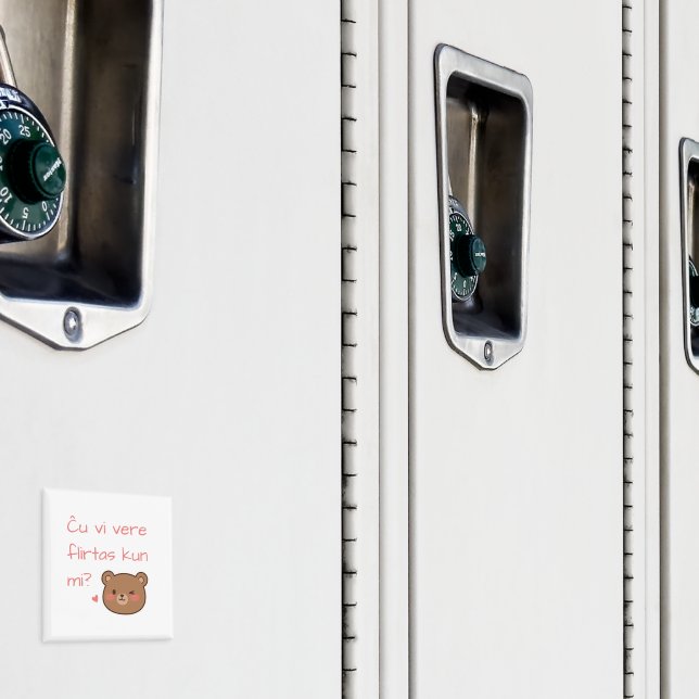 Ĉu vi vere flirtas kun mi? magnet (In Situ (Locker))