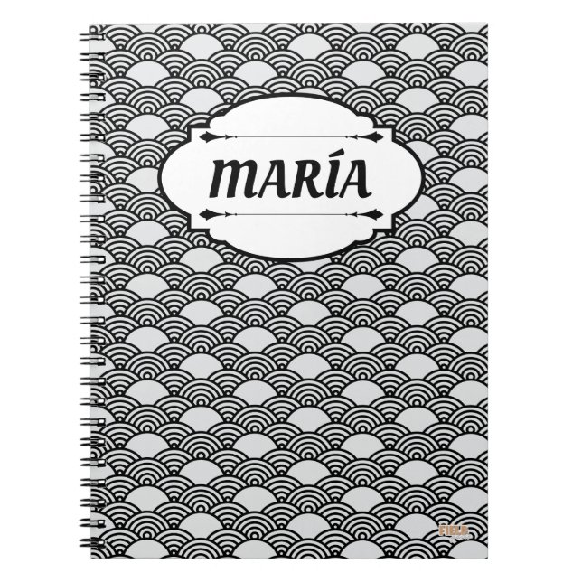 Cuaderno Asian Pattern Notebook (Front)