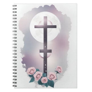 Cuaderno cross tattoo flower 29 notebook