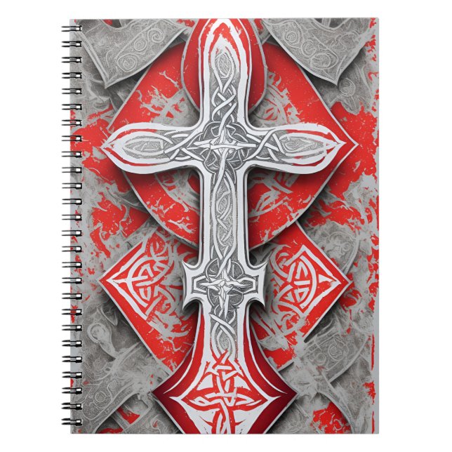 Cuaderno cross tattoo flower 38 notebook (Front)