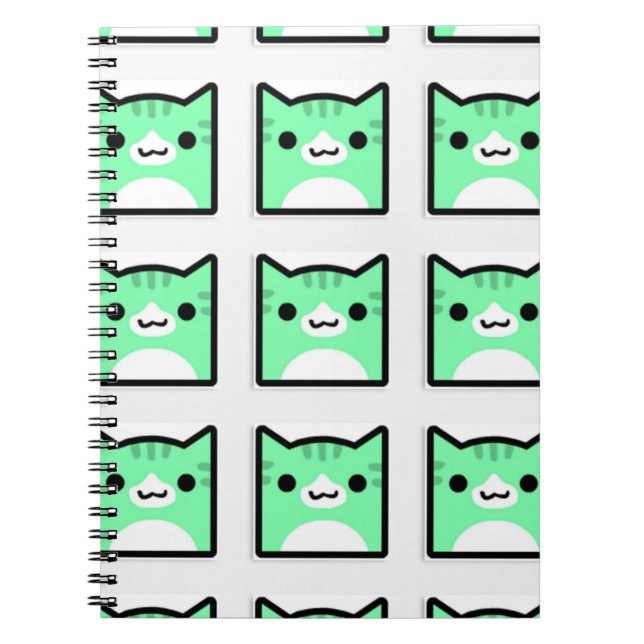 Cuaderno de Geometry Dash Gato Notebook (Front)