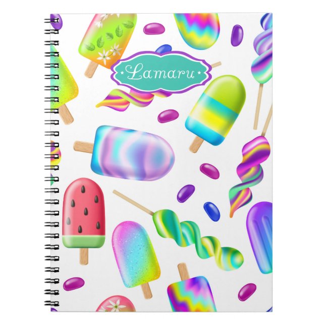 Cuaderno Helados Notebook (Front)