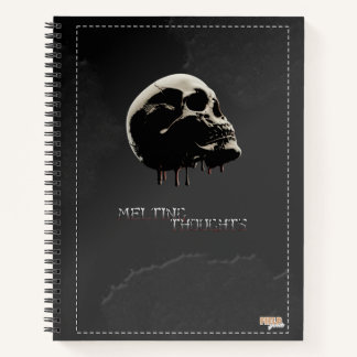 Cuaderno Skull Melting Thoughts Notebook