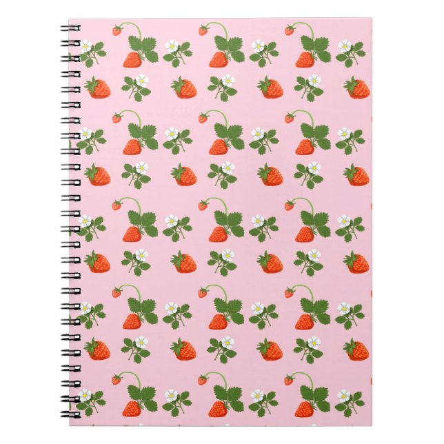 Cuaderno Strawberries Notebook (Front)